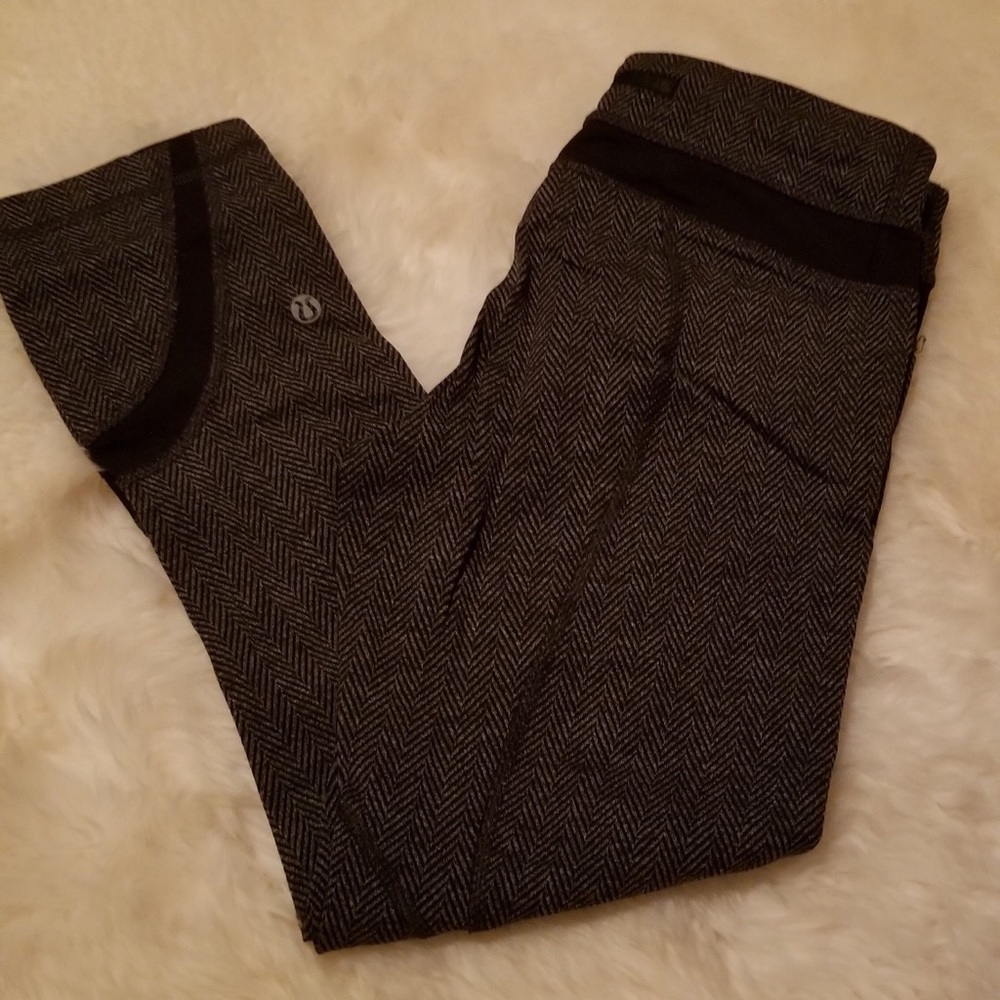 Lululemon Pace Rival Crop Herringbone